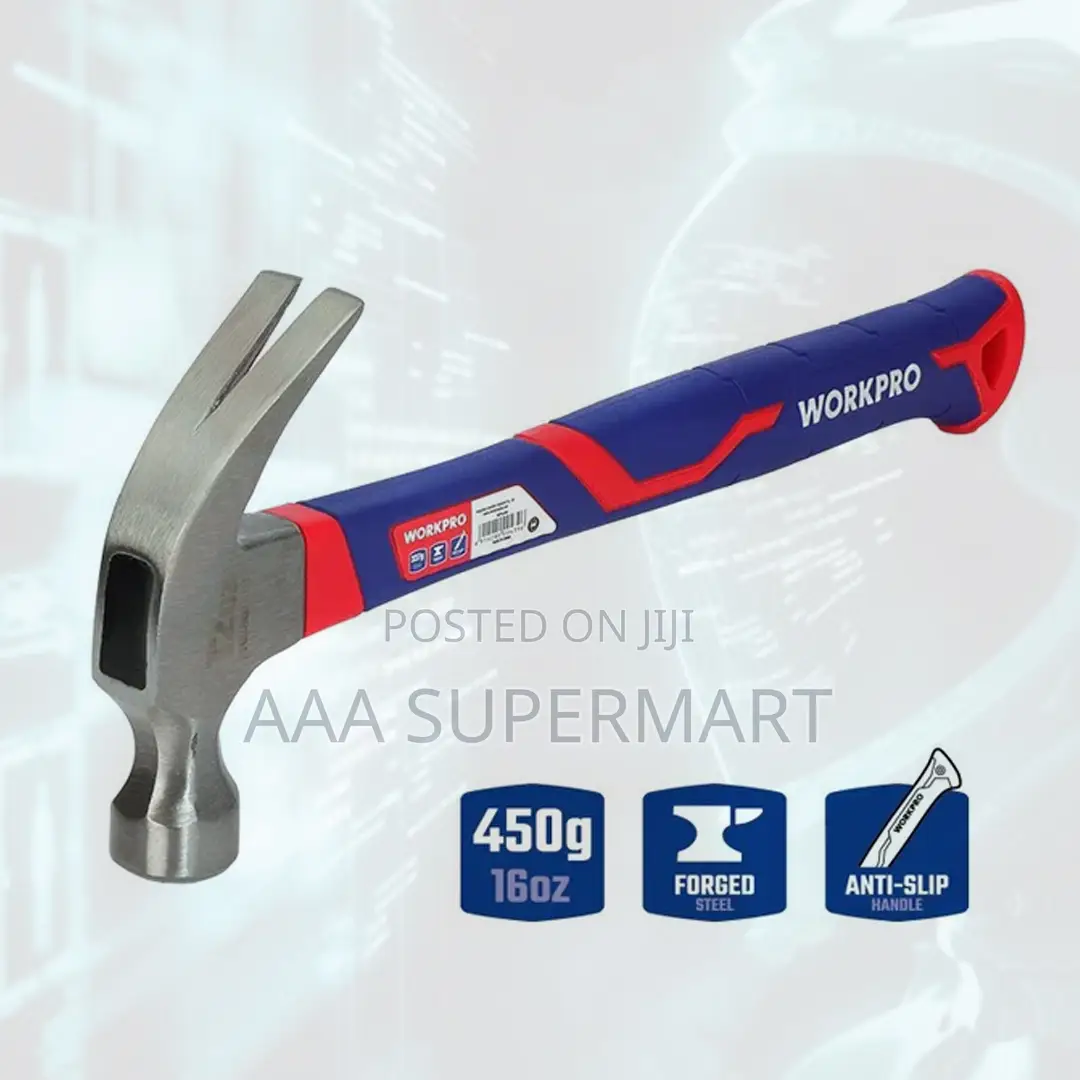 Wp241011 450g (450g (16oz)) Curved Claw Hammer With Fiberglas