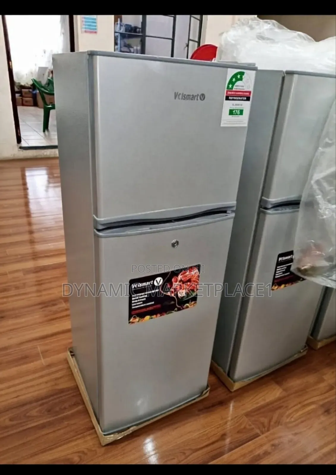 Volsmart 138l Double Door Refrigerator