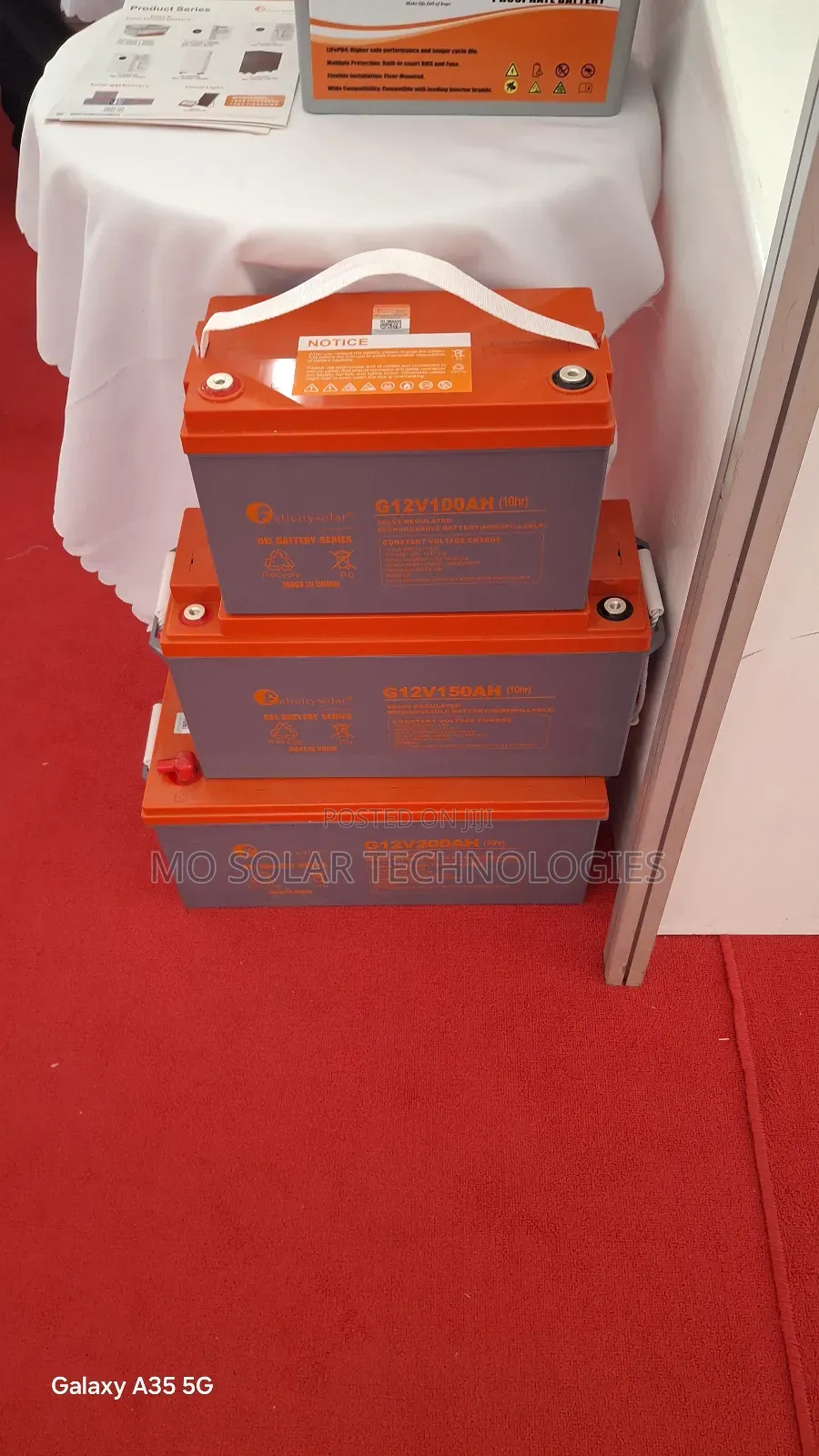 100ah 12v Felicity Gell Battery