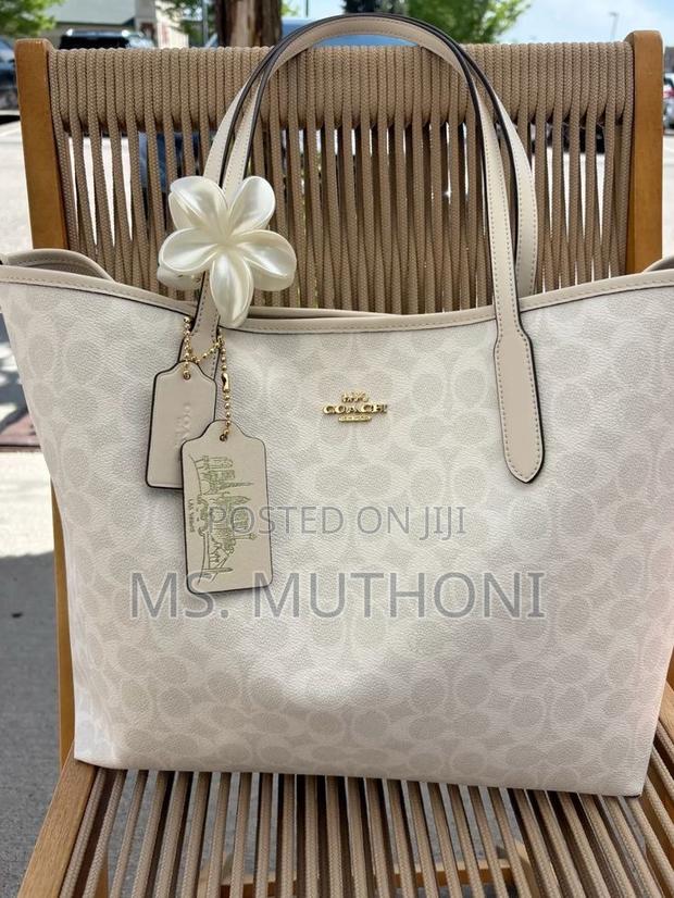 Quality Boxed Dupe Coach Tote Bag - thumbnail 4