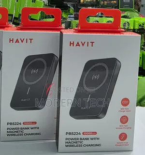 Havit Pb5224 *10000mah 20w Magnetic Wireless* Charging Power Bank