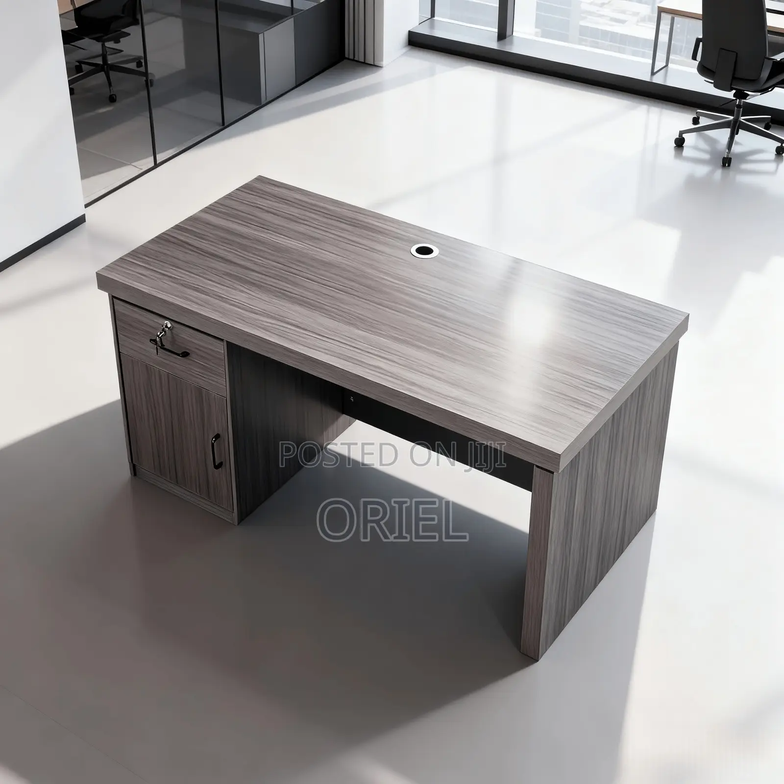 Modern Office Desk : 1-Meter Office Staff Desk