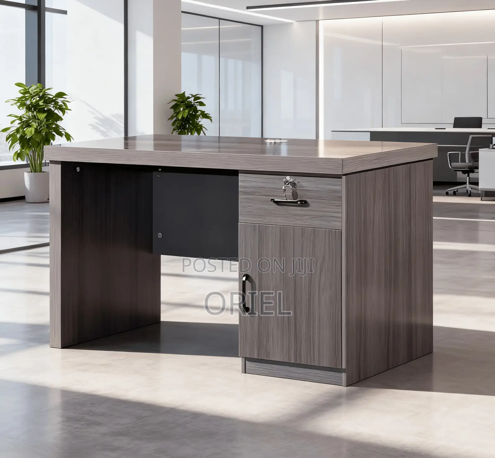 Modern Office Desk : 1-Meter Office Staff Desk