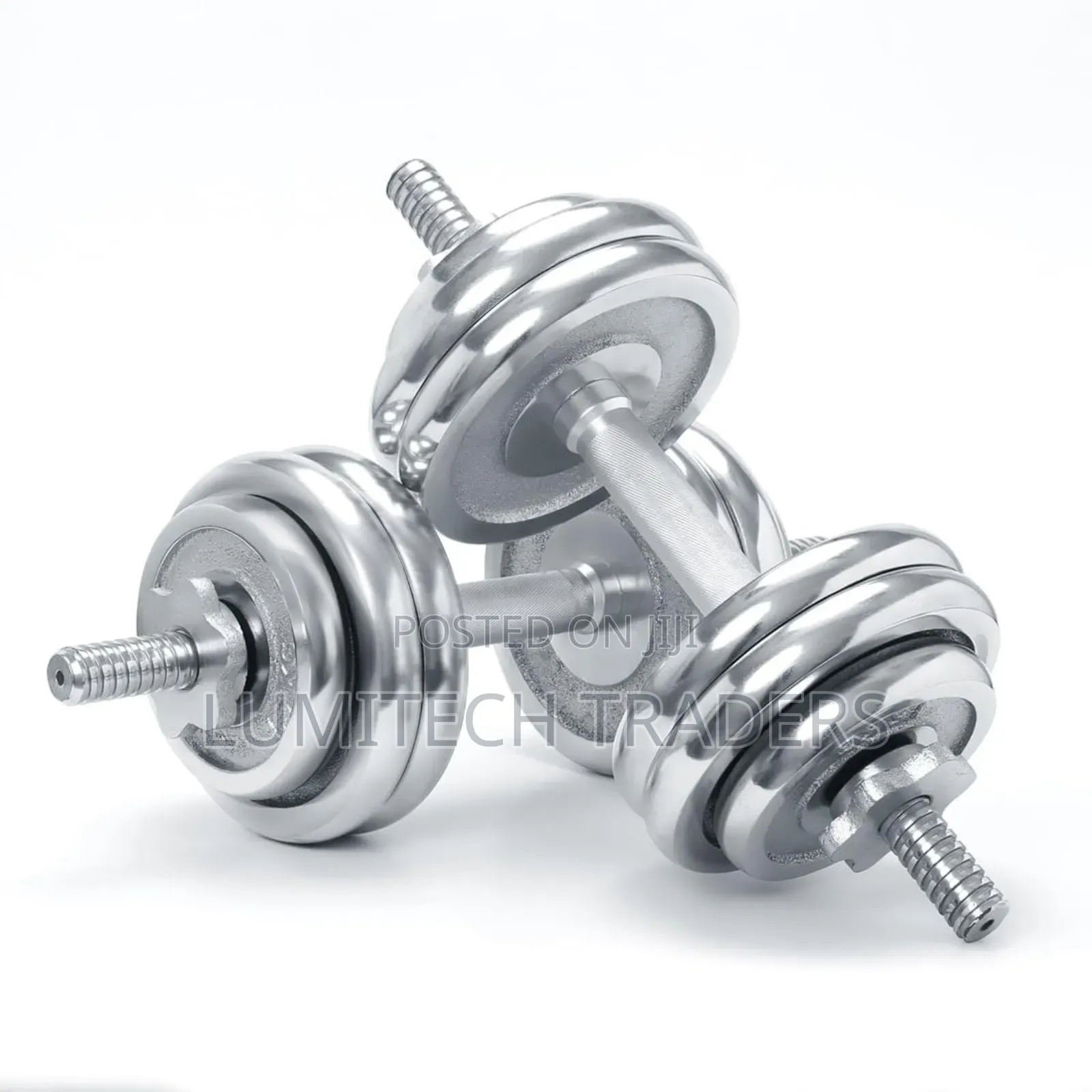 Chrome Dumbbell Set 10kg (Carton Package)