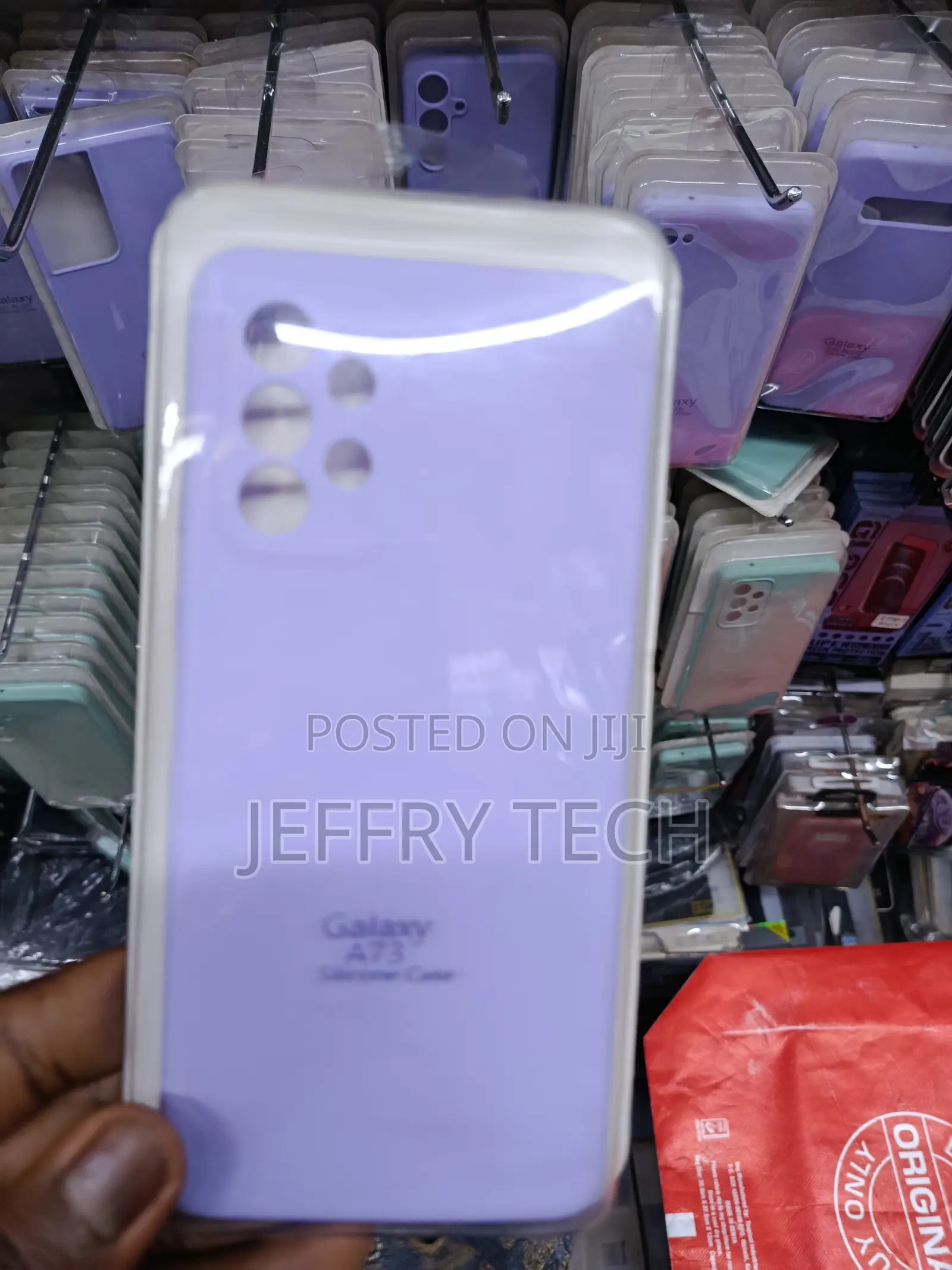Rueu Liquid Silicone Samsung Galaxy A73 Case| Microfiber Inside
