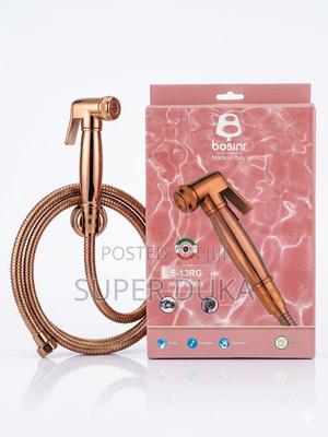Metallic Bosini Gold Bidet Hand Spray.Italian Arabic Shower Shattaf