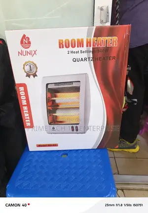 2 Heat Settings Nunix Quartz Room Heater