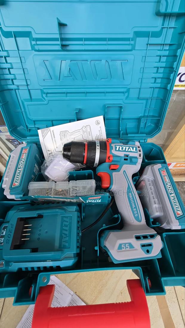 Total Cordless Brushless Drill/ Total 55nm Cordless Drill