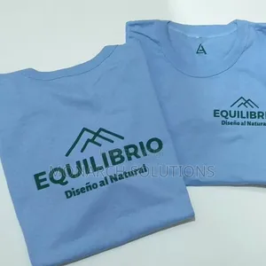 Red Tshirt/Sky Blue Tshirt With Perfect Logo of Your Choice