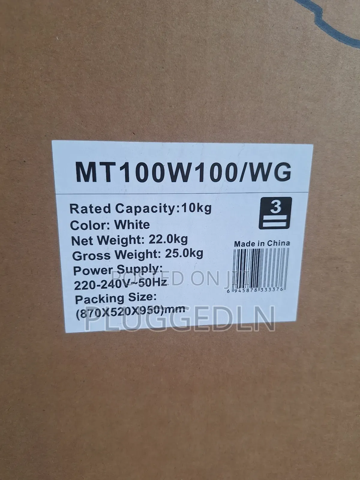 Midea 10kg Twin Tub Washing Machine.