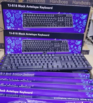 Tj-818 Black Antelope Wired Keyboard