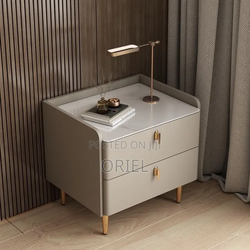 Home /Office Cabinet : Luxury Home 2-Drawer Nightstand Cabinet