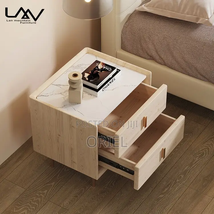 Home /Office Cabinet : Luxury Home 2-Drawer Nightstand Cabinet
