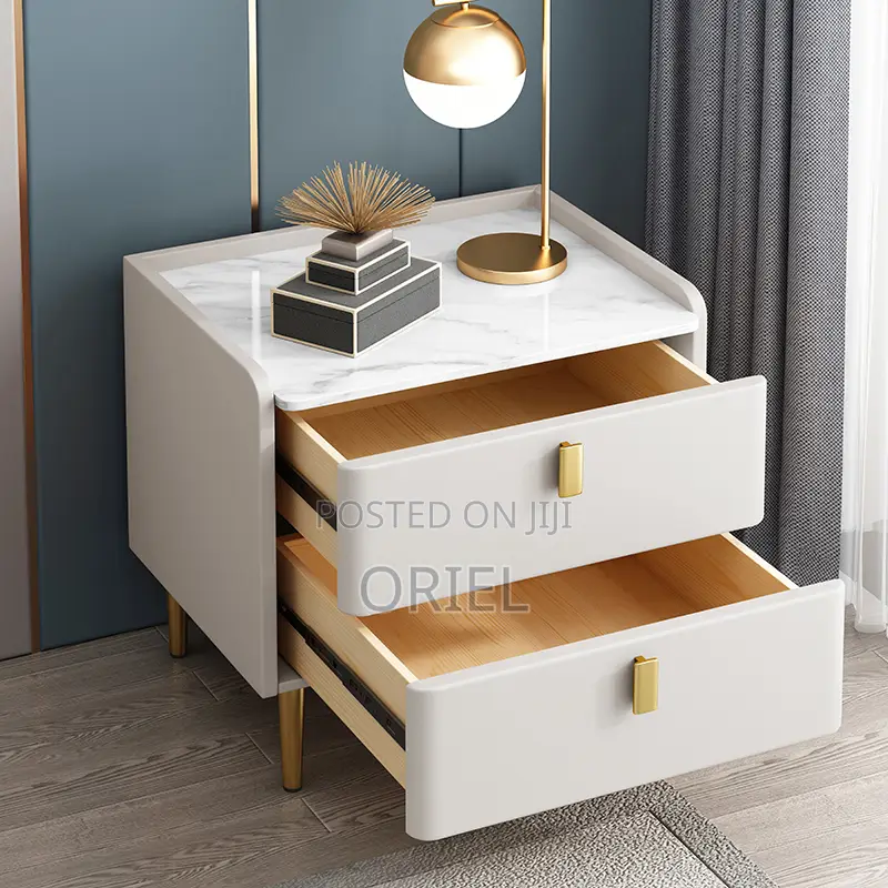 Home /Office Cabinet : Luxury Home 2-Drawer Nightstand Cabinet