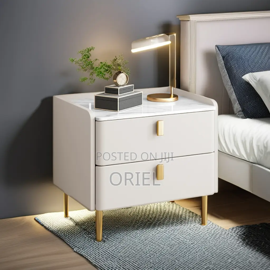 Home /Office Cabinet : Luxury Home 2-Drawer Nightstand Cabinet