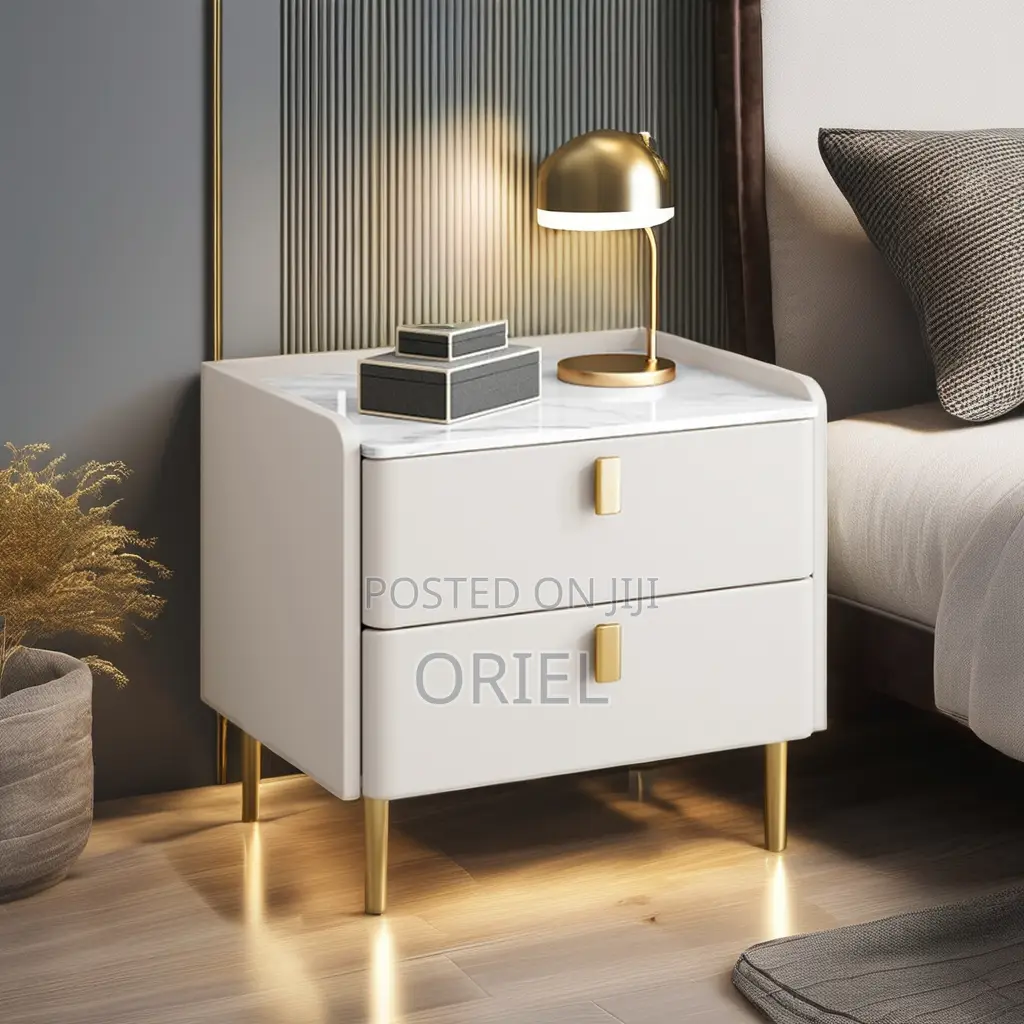 Home /Office Cabinet : Luxury Home 2-Drawer Nightstand Cabinet