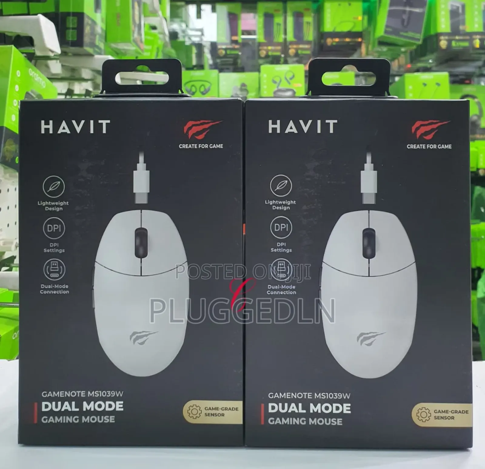 Havit Gamenote Dual Mode Gaming Mouse.
