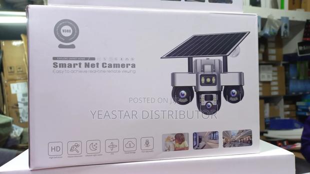 Solar-Powered Triple-Lens Security Camera( Wifi) - thumbnail 2