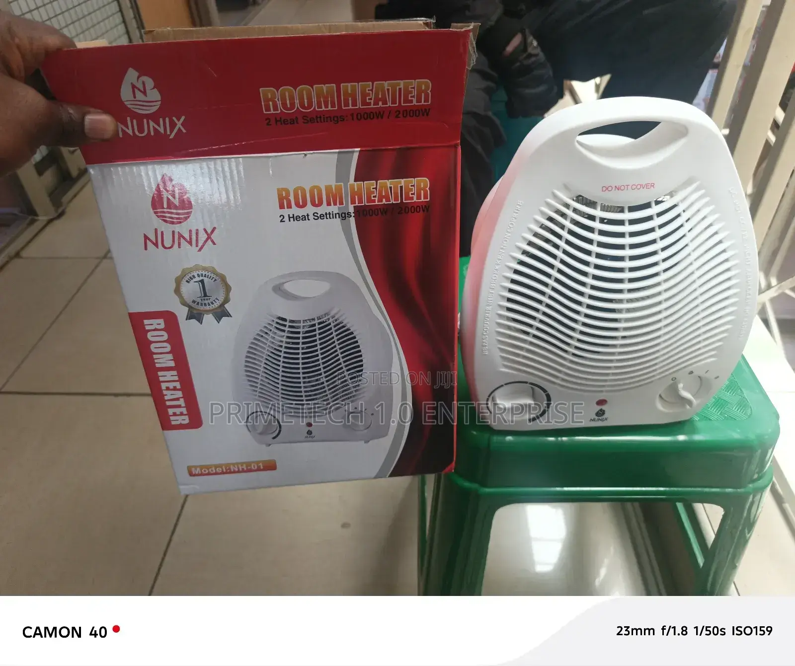Nunix Nh-01 Fan Room Heater 2000watts