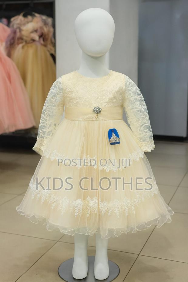 Girls Dresses Available Off-White - main view