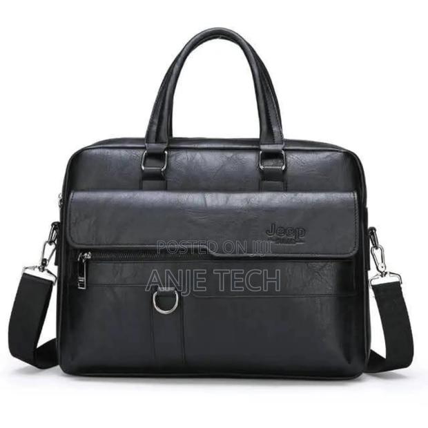 Pure Leather Jeep Laptop Bag (Unisex) - thumbnail 3