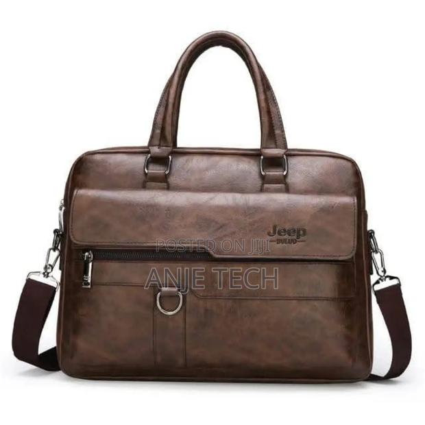 Pure Leather Jeep Laptop Bag (Unisex) - thumbnail 4