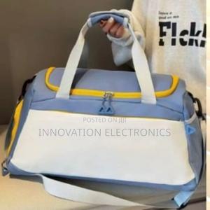 Leather Large Travel Duffle Bag - thumbnail 2