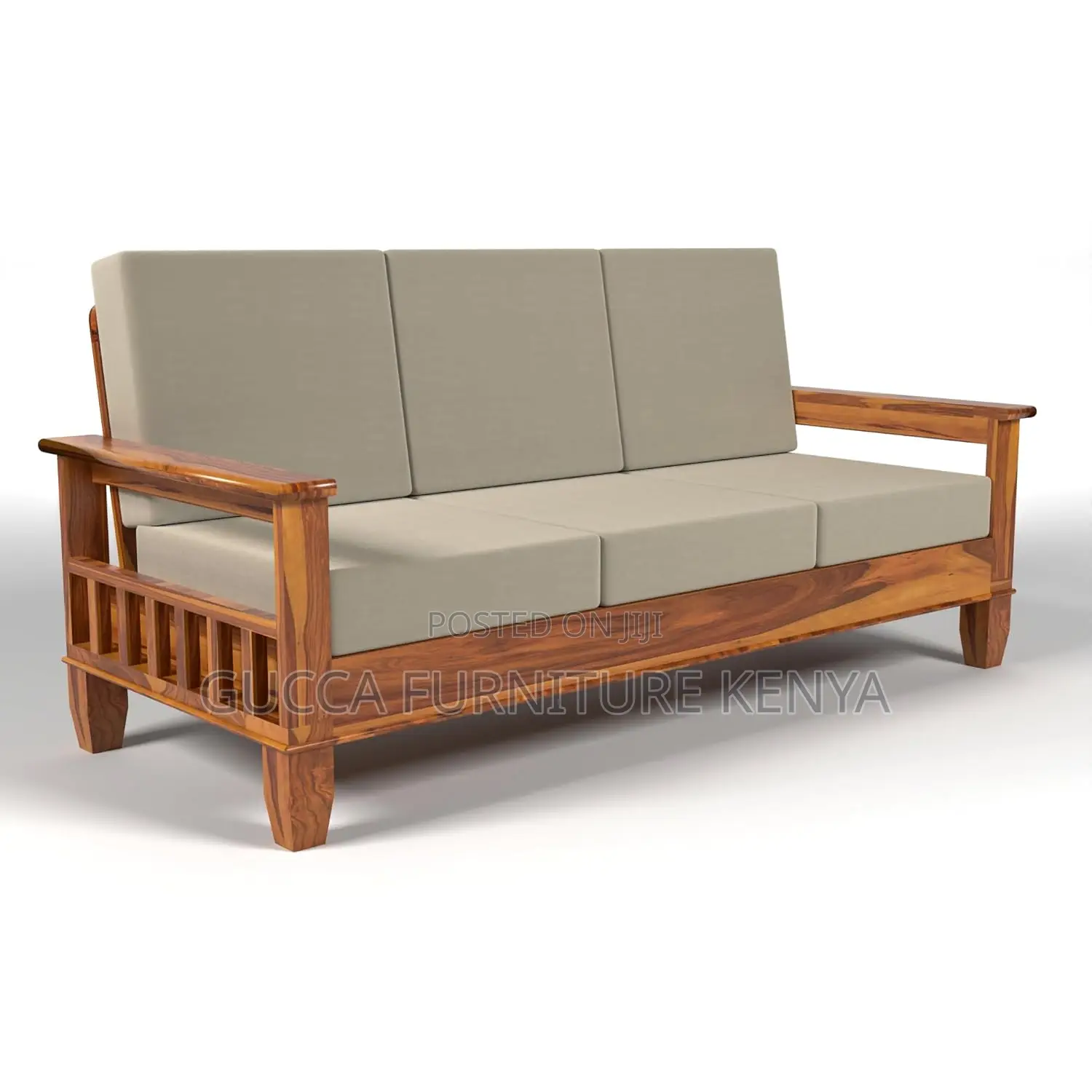 5-Seater Cushioned Office Reception Sofa Set
