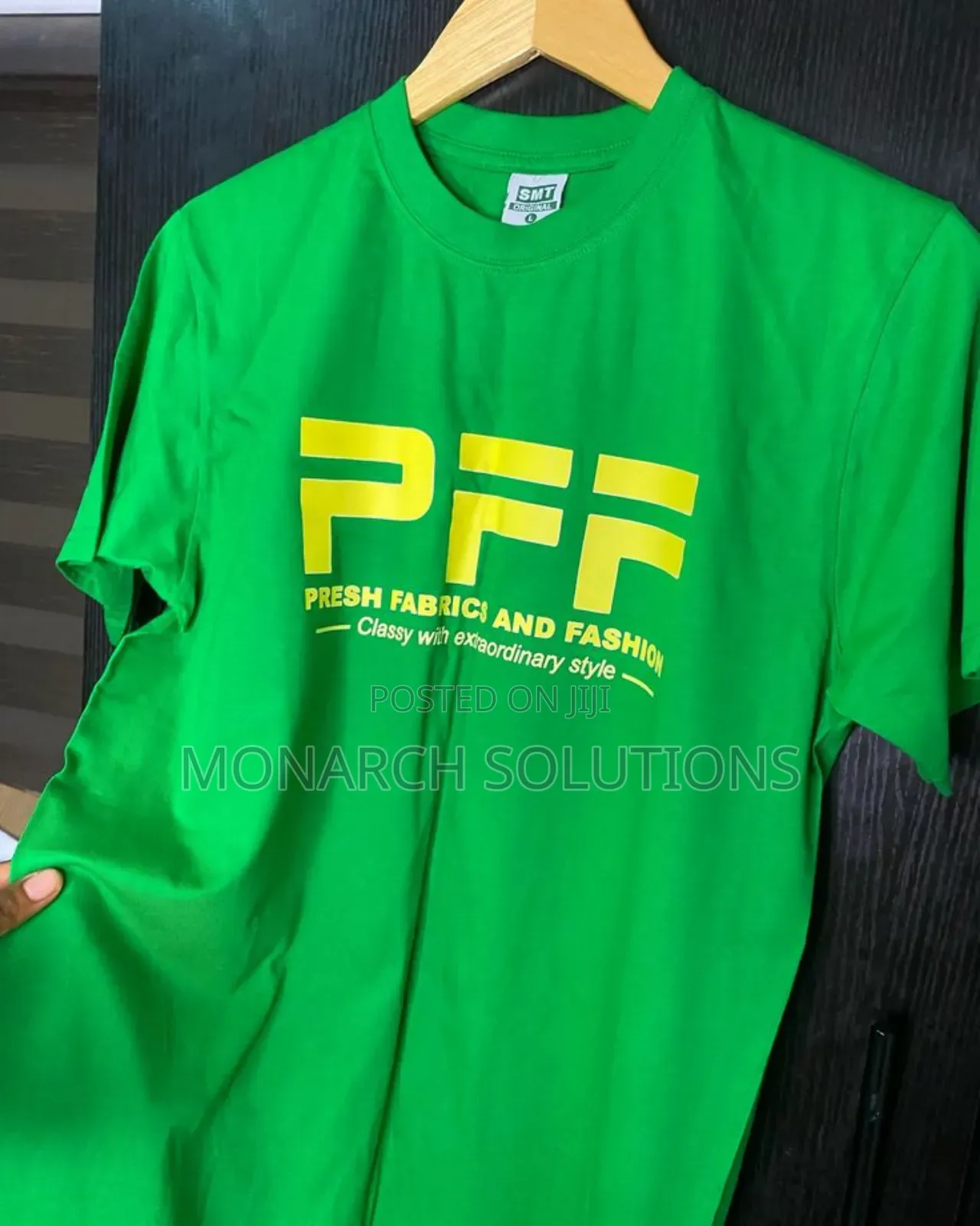 Brand Logo on Yellow Tshirts
