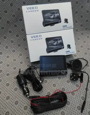 Full Hd 1080p 3‐Lens Car DVR Dash Camera