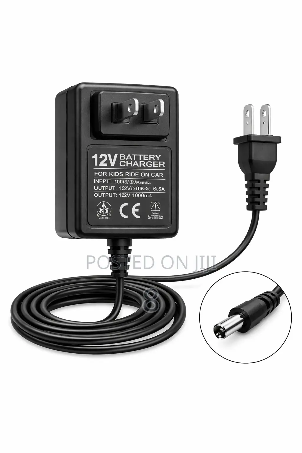 12v Ride-on Toy Charger – Electric Car Motorbike Power Adapter
