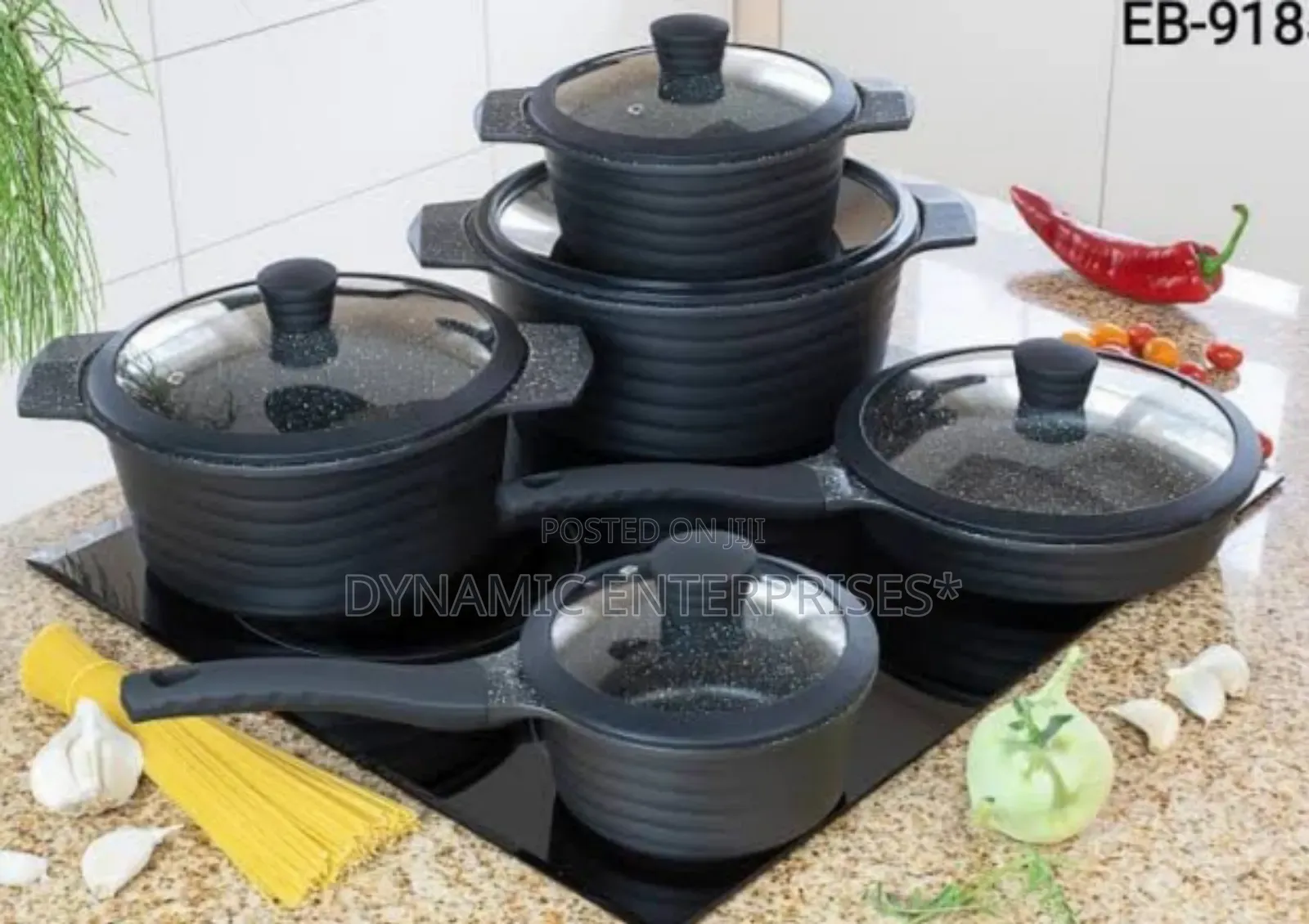 10 Pieces Edenburg Nonstick Cookware Set