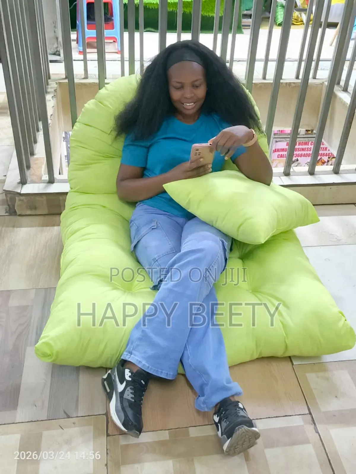 Soft Fiber Filled Floor Cushion