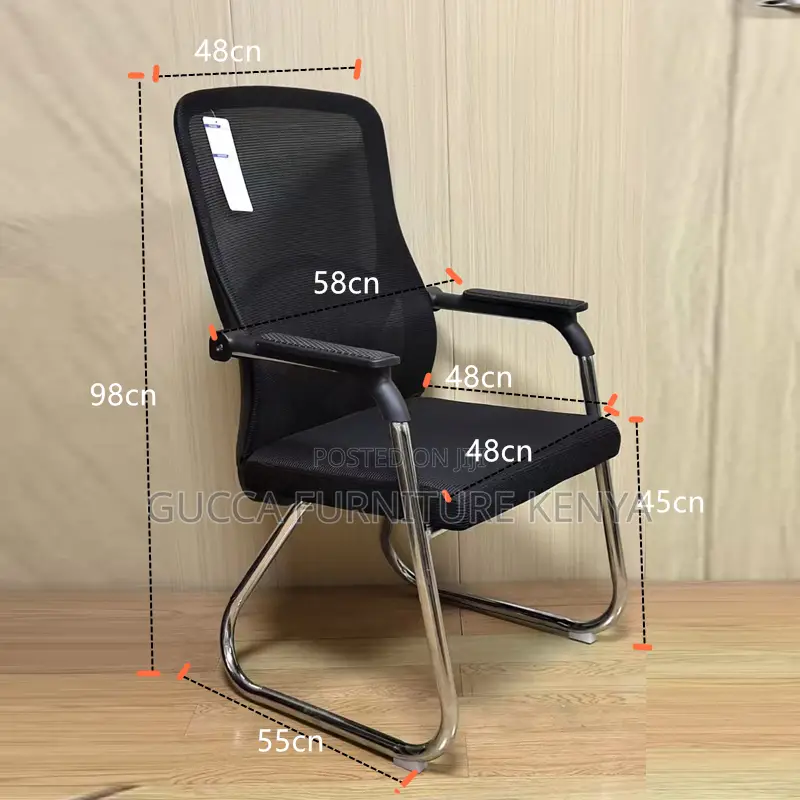 Office Mesh Mid-Back Guest Waiting Chair