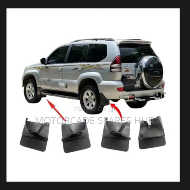 Toyota Landcruiser Prado J120 2003-2009 Bumper Wheel Mudflaps Set