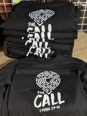 Black Tshirts With White Branding
