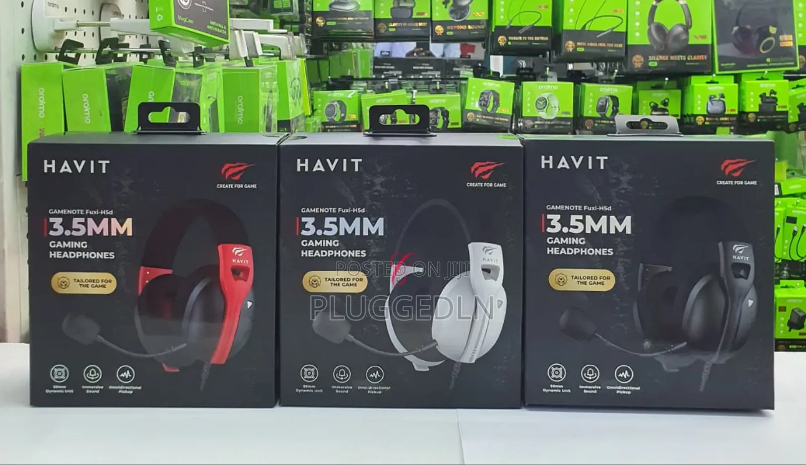 Havit Gamenote Fuxi-H5d 3.5mm Gaming Headphones.