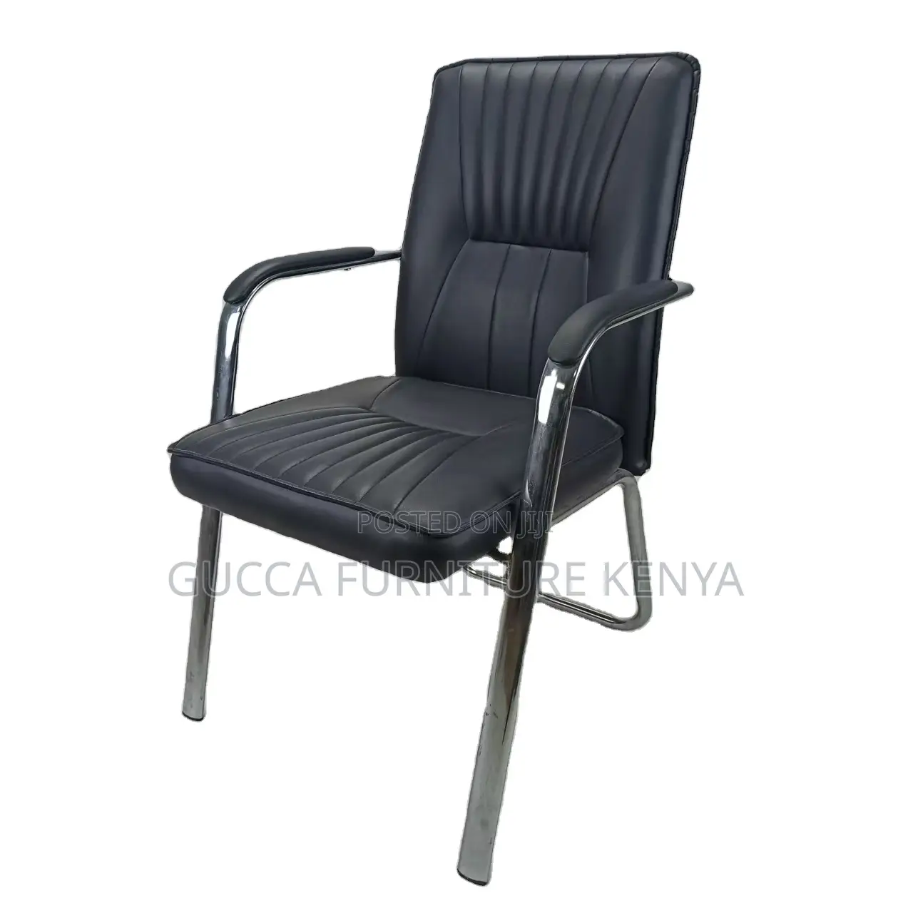 Leather Cushioned Office Conference Chair