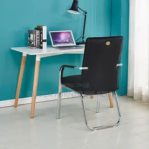 Leather Cushioned Office Conference Chair