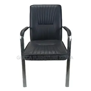 Leather Cushioned Office Conference Chair