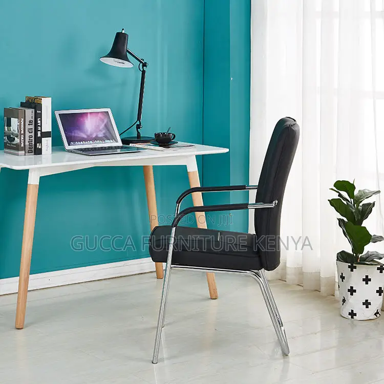 Leather Cushioned Office Conference Chair