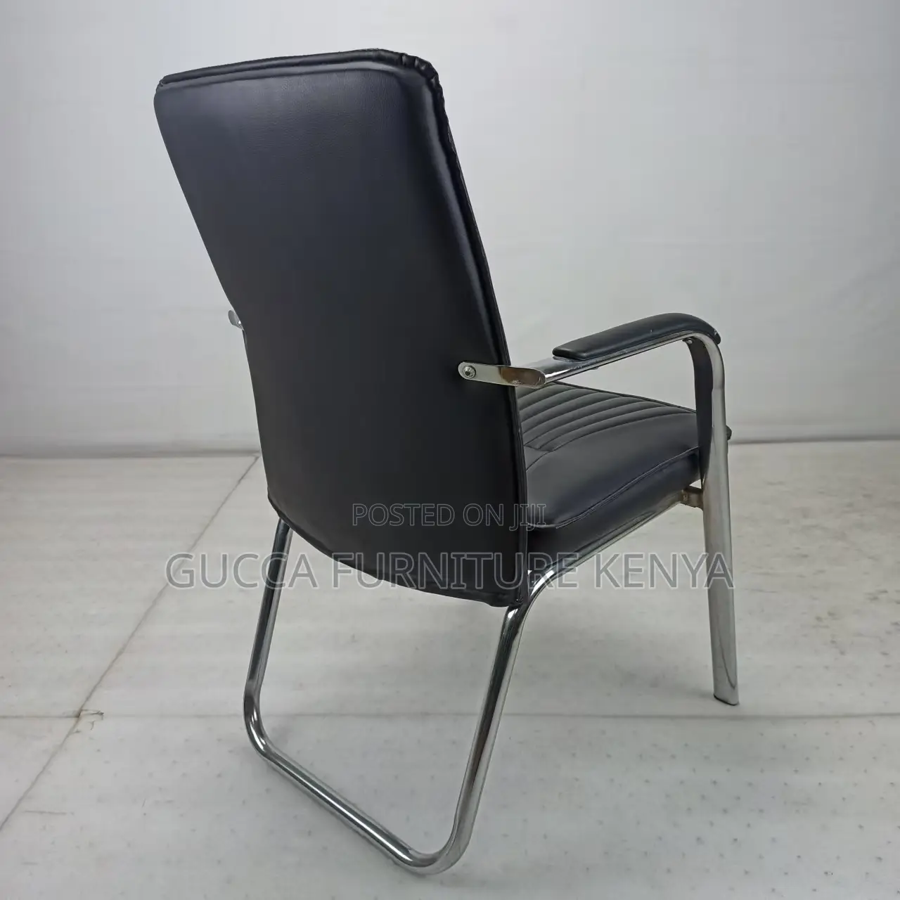Leather Cushioned Office Conference Chair