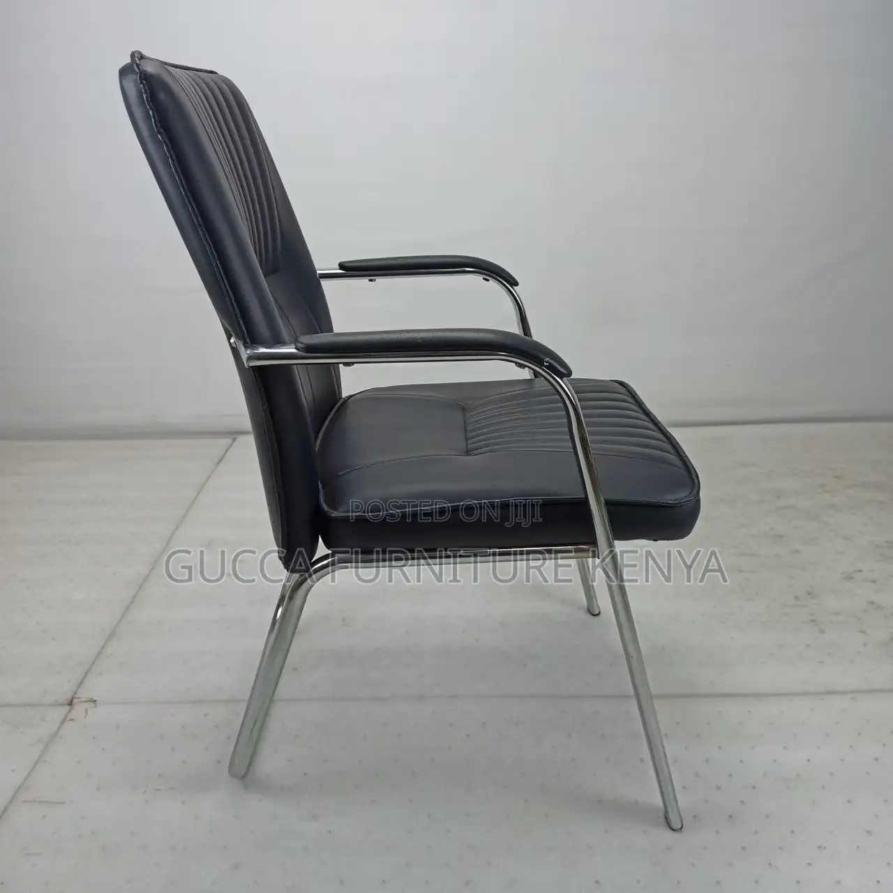 Leather Cushioned Office Conference Chair