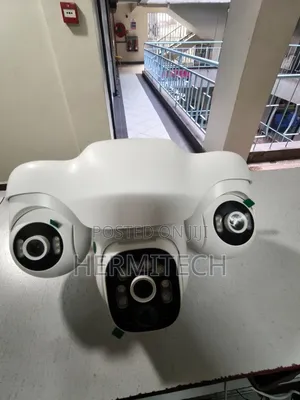 Triple Lens Solar PTZ Outdoor CCTV 4g Support Durable Camera