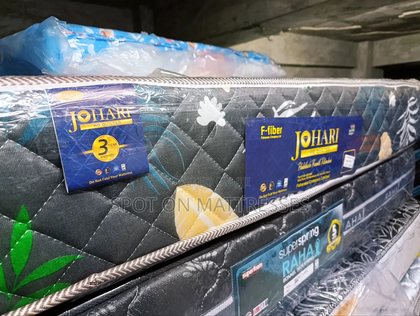King-Size 6x6x8 High Density Quilted Mattresses + Free Home Delivery.