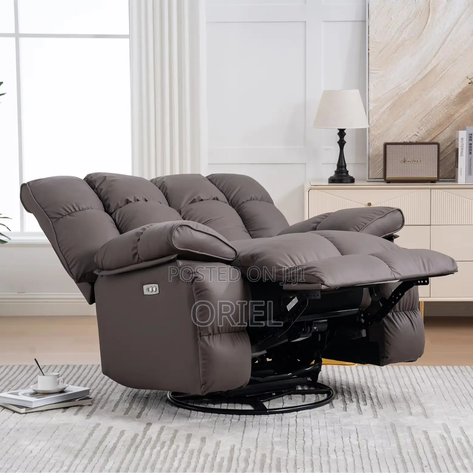 Office Chair : Reclining Executive Office Lounge Luxury Chair