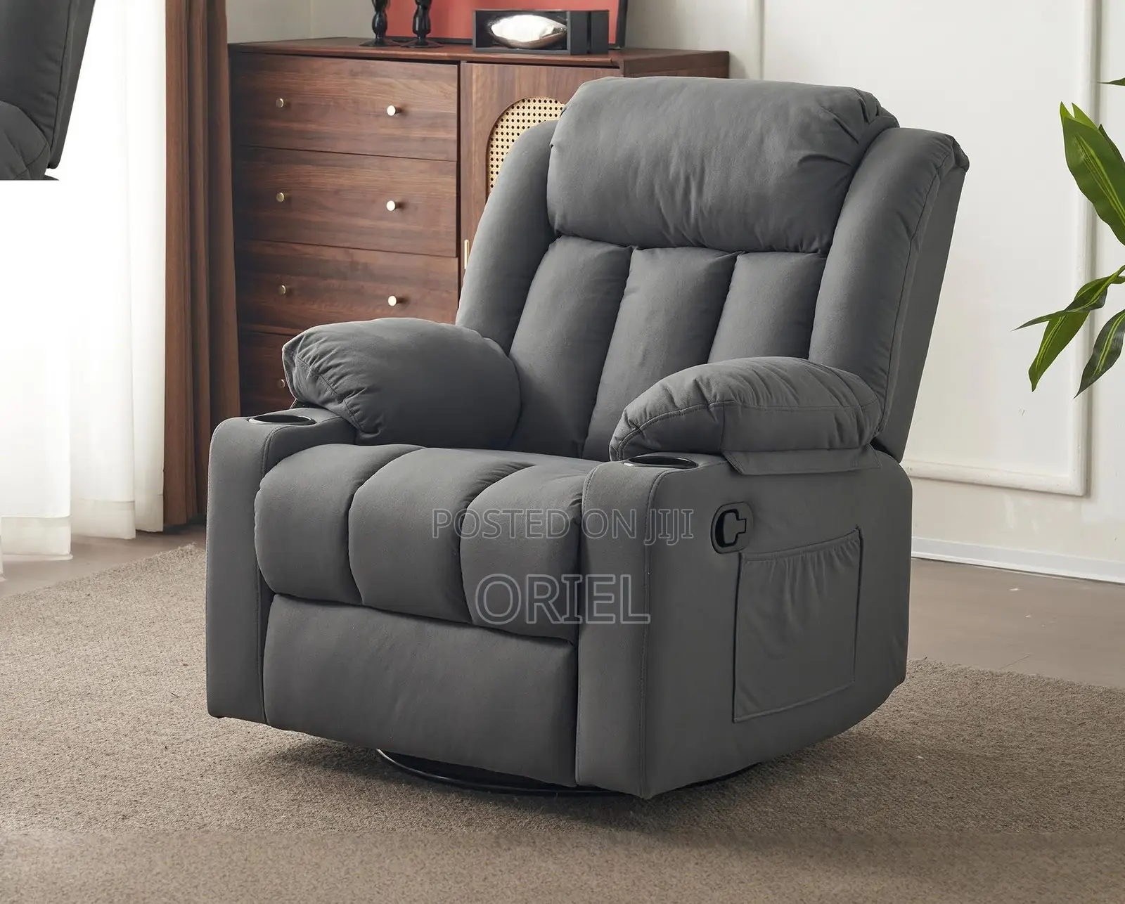 Office Chair : Reclining Executive Office Lounge Luxury Chair