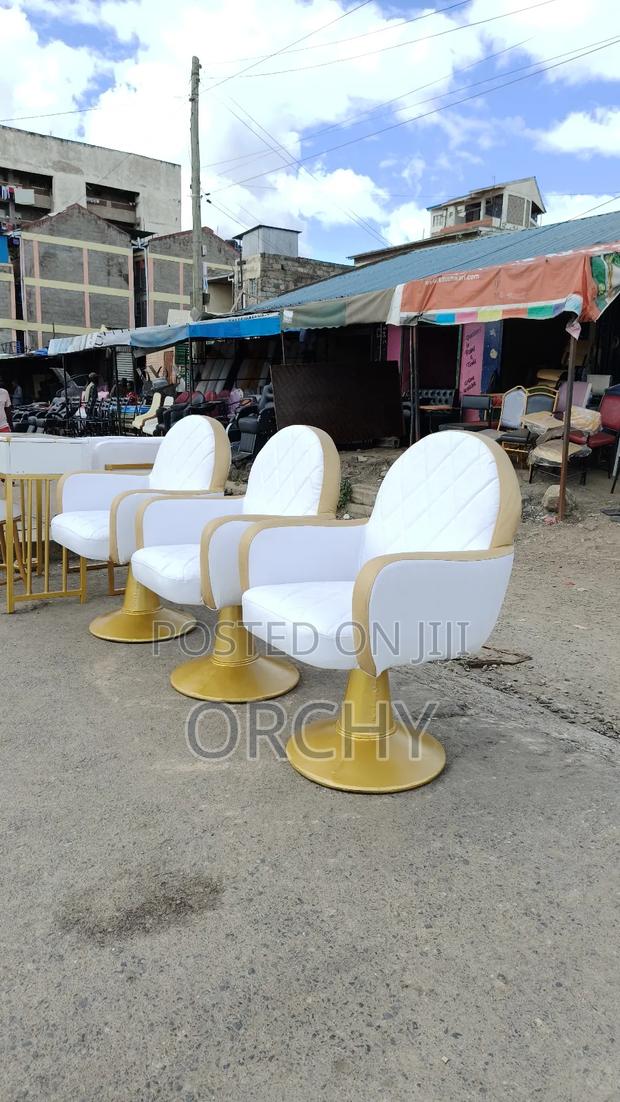 White Gold Salon Seats - main view
