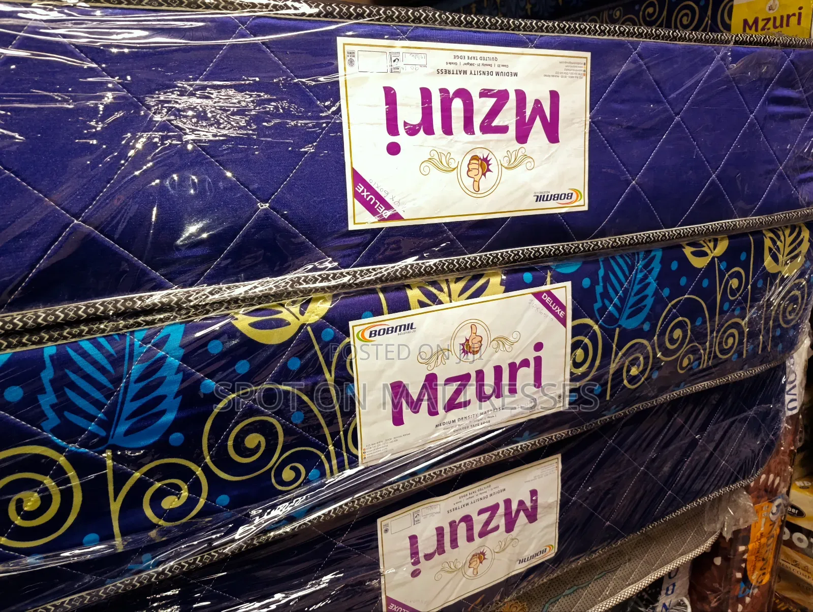 5x6x10 Bobmil Mzuri Quilted Mattresses + Free Same-Day Delivery.