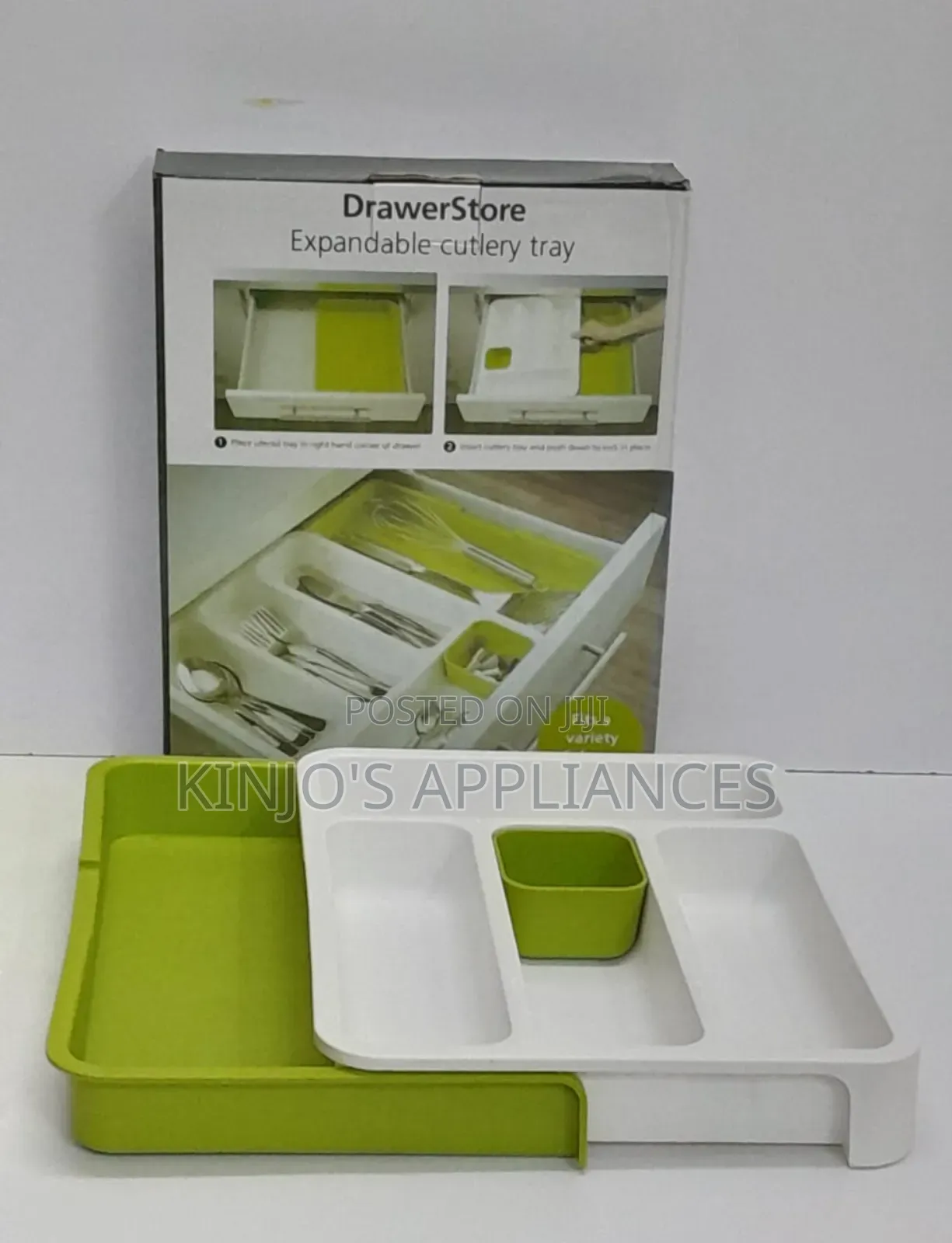 Multipurpose Plastic Cutlery Drawer Organizer